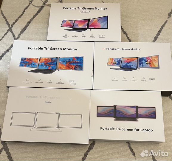 Портативный Tri-Screen монитор