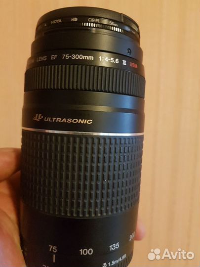 Фотообъектив Canon Zoom 75-300mm 1:4-5,6 iii USM