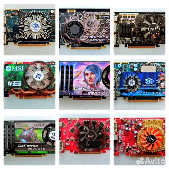 Рабочие видеокарты PCI-E