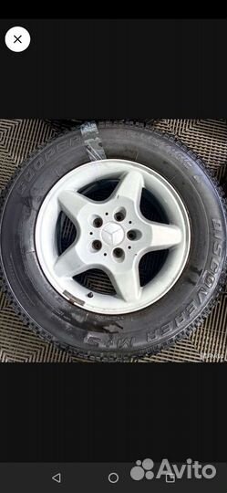 Оригинальные R16 литые диски Mercedes W163 ML 320