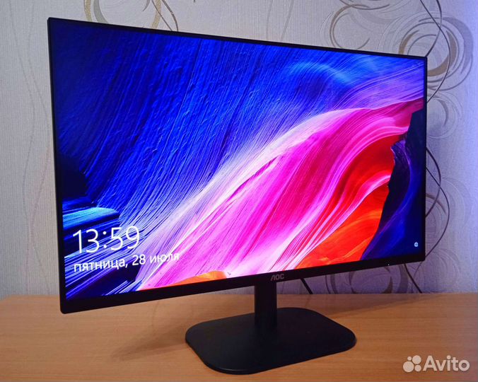 Монитор 27дюймов IPS Full hd 75Гц AOC 27B2H
