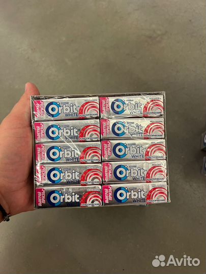 Жевачка орбит классический без сахара оптом