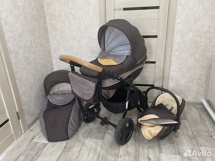 Коляска 3 в 1 Rudis solo