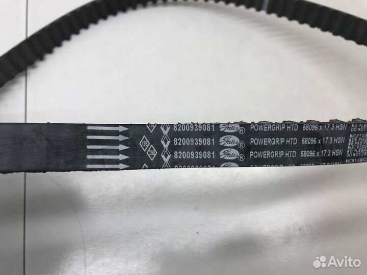 Ремень грм renault 8200939081 Logan Largus