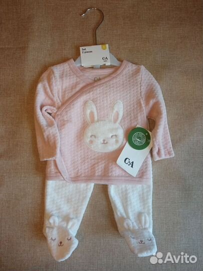 Комплект для новорожденной девочки C&A 62