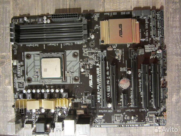 Материнская плата A88X-plus/USB 3.1 с процессором