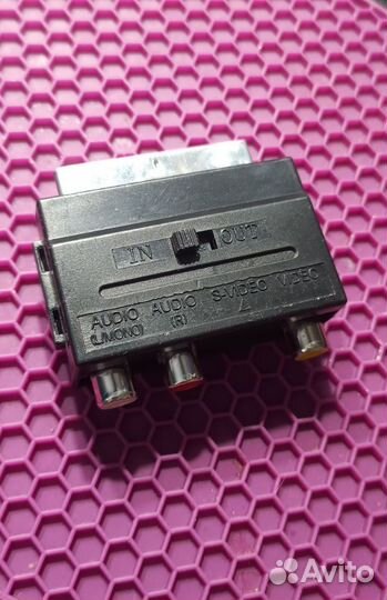 Переходник scart 3 rca