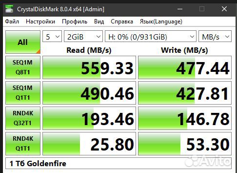 SSD 1 Тб Goldenfir новые оригиналы