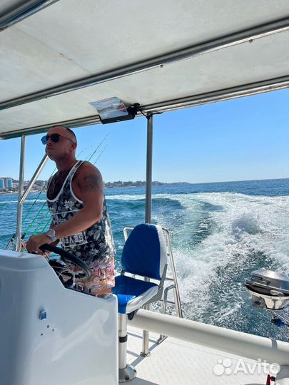 Купания с яхты в открытом Чёрном Море