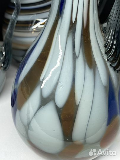 Кувшины цветное стекло СССР