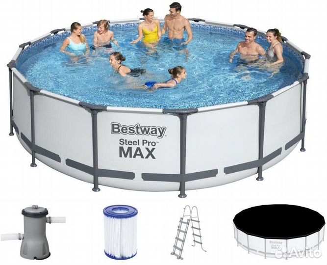 Басейн каркасный 427х107 с комплектом 56950