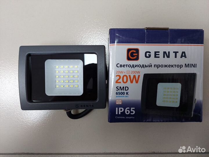 Светодиодный прожектор Genta mini 20 Ватт