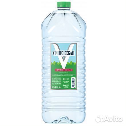 Минеральная вода Сенежская негазированная 5л