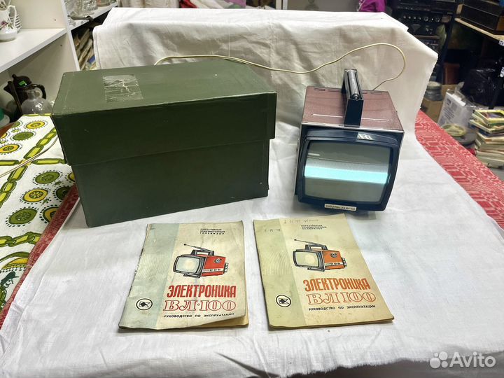Телевизор Приемник Электроника вл-100 СССР