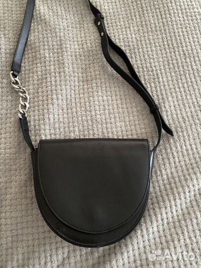 Сумка zara натуральная кожа