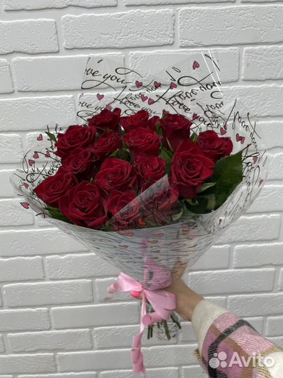 Букет свежих роз, доставка и самовывоз