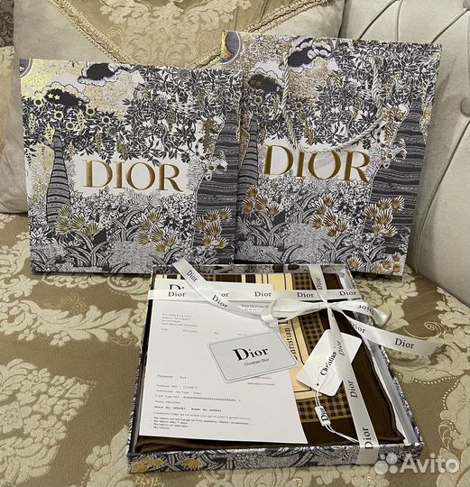 Шелковый платок dior