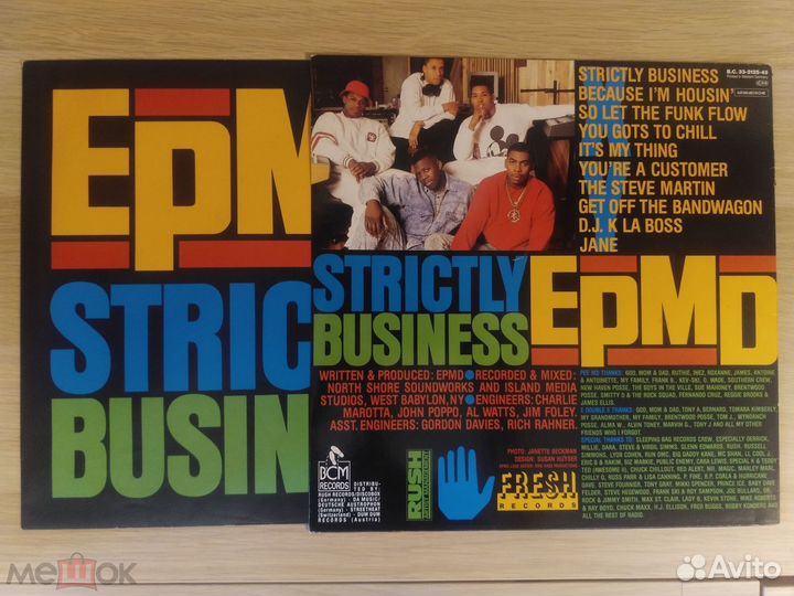 Epmd - Strictly Business 1988 LP 1й немецкий пресс