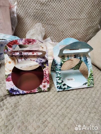 Коробочки для букетов из мыла