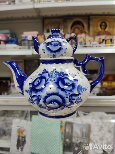 Чайник гжель