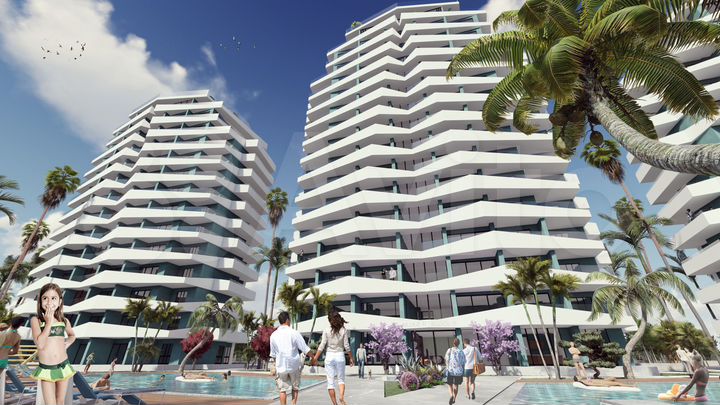 Квартира-студия, 47 м² (Кипр)