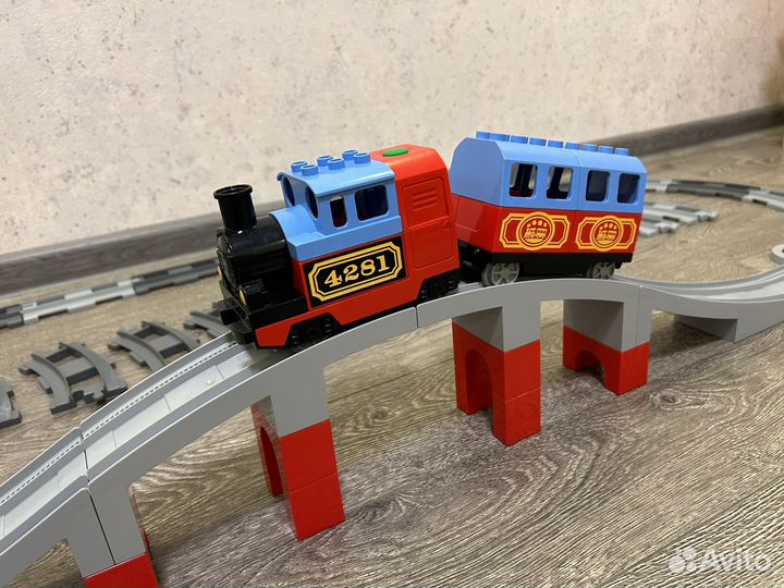 Lego duplo поезд большой набор