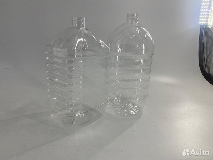 Пэт бутылки 5 литров, очень плотная 76 гр