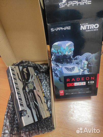 Сапфир nitro RX480/RX580 8 gb original
