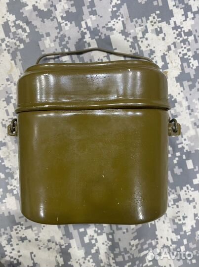 Армейский Котелок Солдатский, зеленый