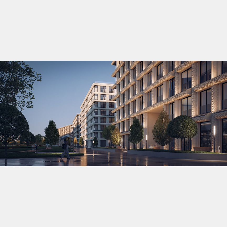 1-к. апартаменты, 42,9 м², 2/8 эт.