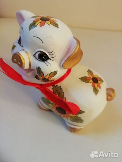 Сувенир хрюша,10см,полирезин