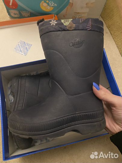 Сапоги резиновые детские