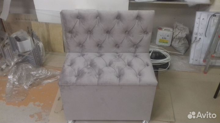 Мягкие стеновые панели, банкетки, пуфики