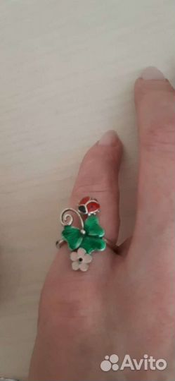 Серебряные серёжки, колечки для девочки