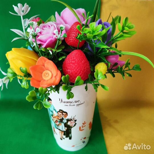 Букеты и композиции из мыла ручной работы