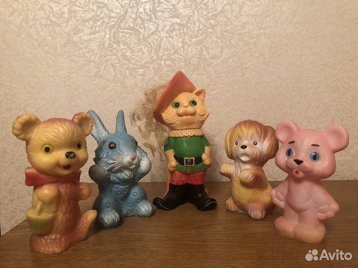 Резиновые игрушки СССР