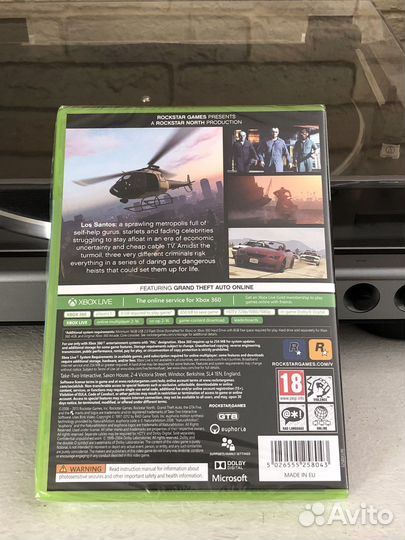 GTA V Xbox 360 новая