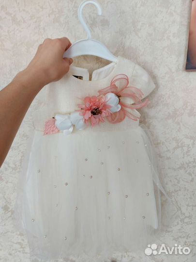 Платье для девочки 92