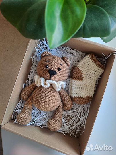 Бэби бокс/Вязаная игрушка ручной работы