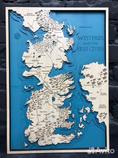 Карта Вестероса (Игра Престолов)