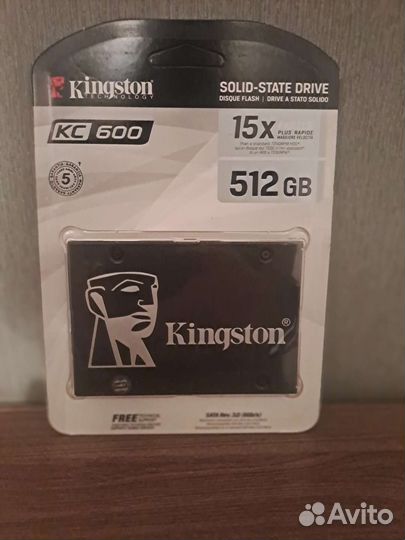 Жесткий диск ssd для kingston KS 600 512gb