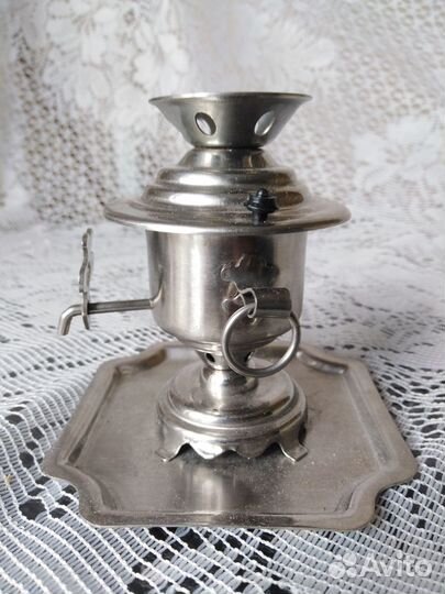 Самовар с подносом сувенирный Металл СССР