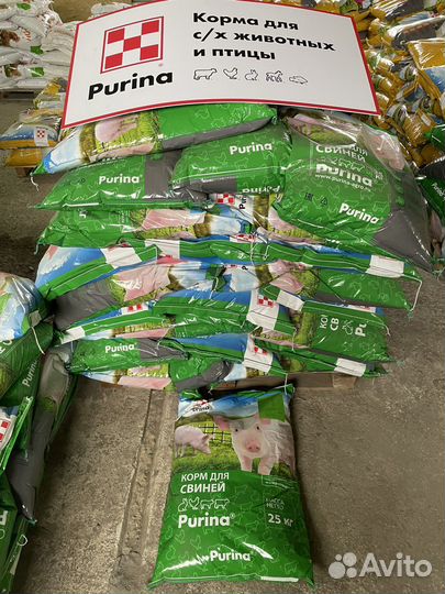 Комбикорм и бвмк Purina/Пурина