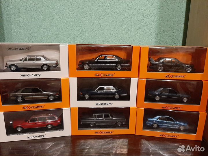 Мерседесы (Minichamps Spark Schuco Norev IXO) 1/43