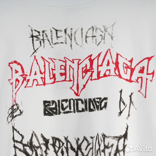 Футболка Balenciaga DIY Metal