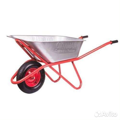 Тачка строительная одноколесная 110л 200кг