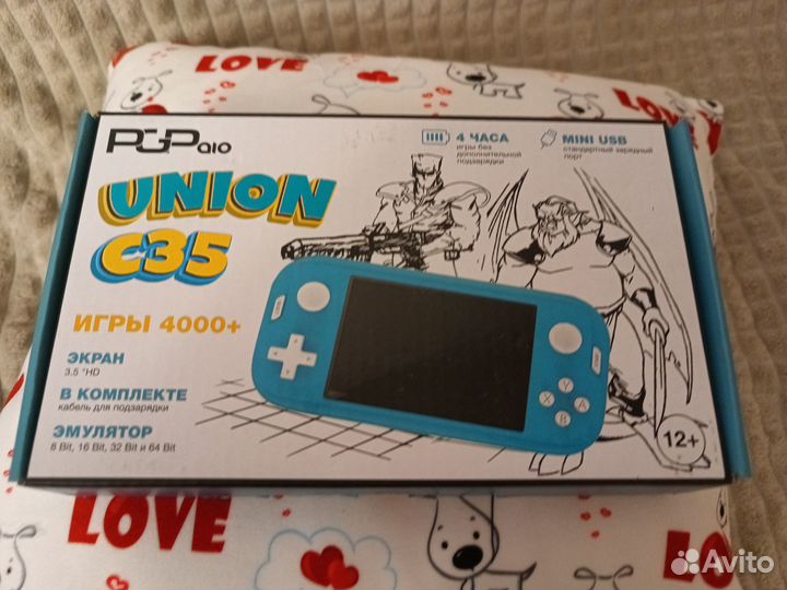 Union C35 портативная консоль с более 4000 игр