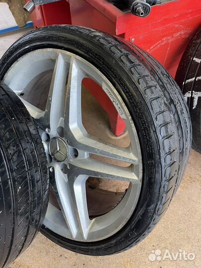 Колеса на mercedes r19 amg разноширокие