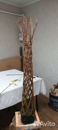 Плетёные деревья из ивы