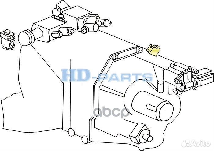 Клапан запорный кпп (FH16 ) 105912 HD-parts